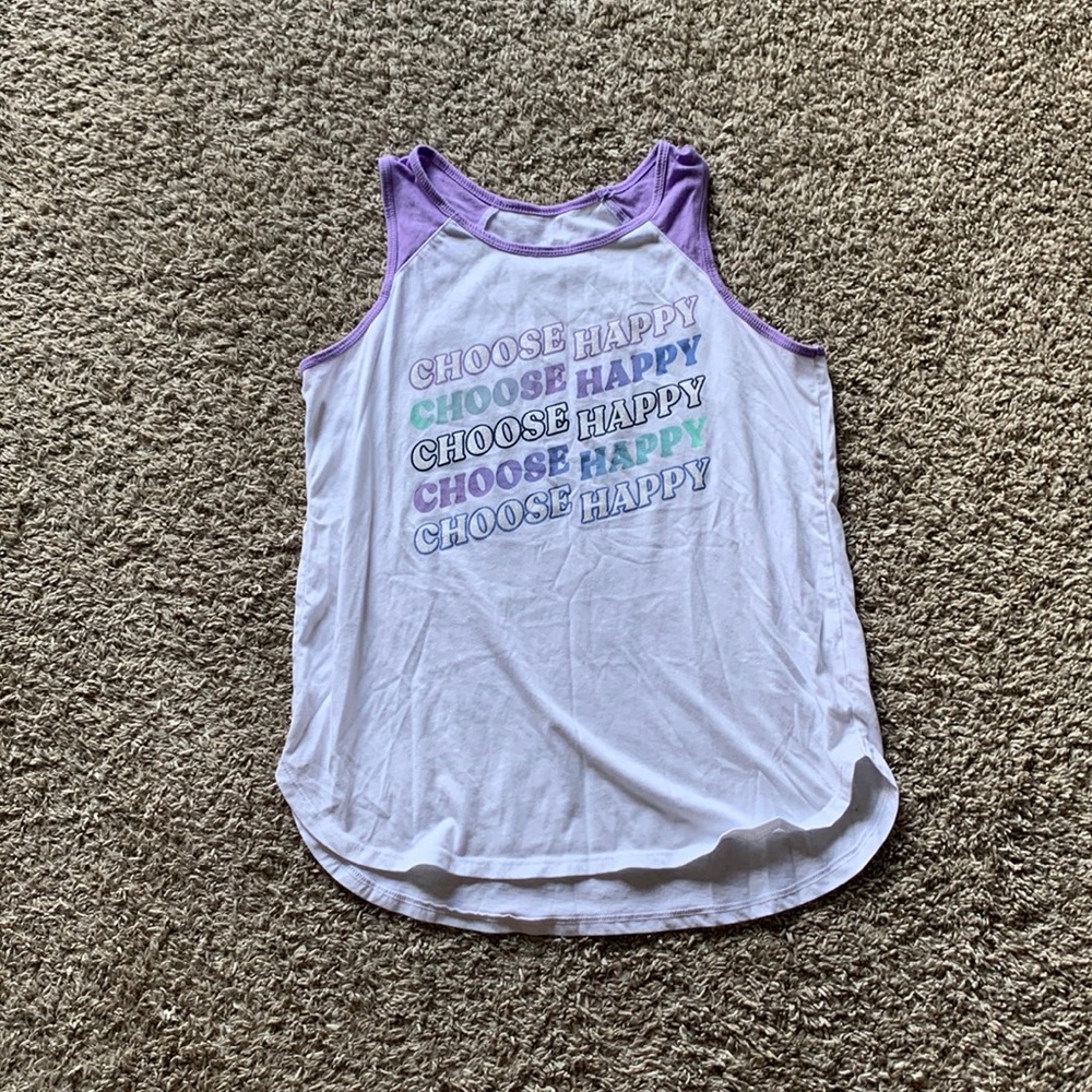 Chose happy tank top from justice